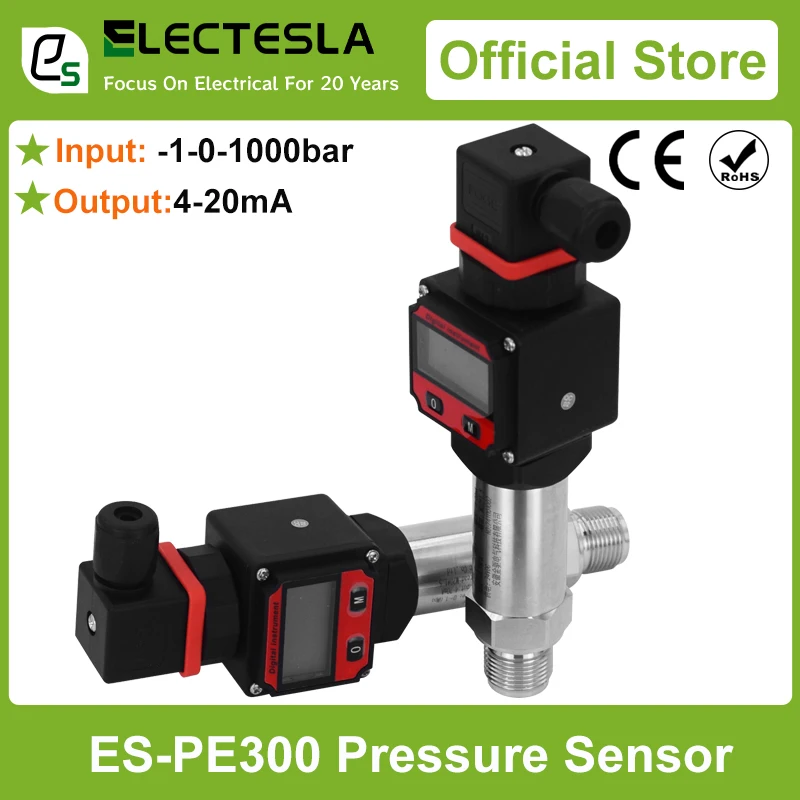 led-ディスプレイ圧力トランスミッタ出力-4-20ma-入力-1-0-1000bar-g1-4-コネクタ水タンクオイルガスセンサー圧力トランスデューサ