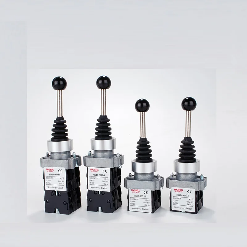 22mm Cross Rocker Switches 2 4Way Position Self Latching Reset Momentary 2 4NO Rotary Power Joystick Toggle Switch HND-XD22