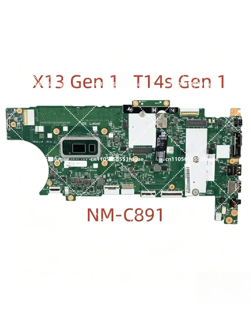 X13 Gen 1 T14s Gen 1 Mainboard NM-C891 Gen 2 for X13 T14s Laptop Replacement High Quality