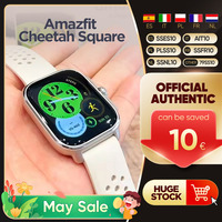 New Amazfit Cheetah Square 44mm Smartwatch Dual-band GPS 150+Sports Mode Monitoring Heart Rate Tracking Smart Watch
