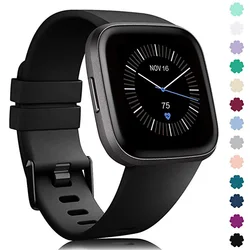 Soft Silicone Strap For Fitbit Versa Versa2 Lite Waterproof Wristband Smartwatch Replacment Band Sport Bracelet Band