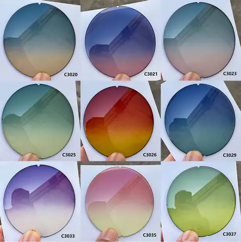 Eye Care Lenses Sunglasses Lenses Plano No Diopters CR39 Customized Sunglasses