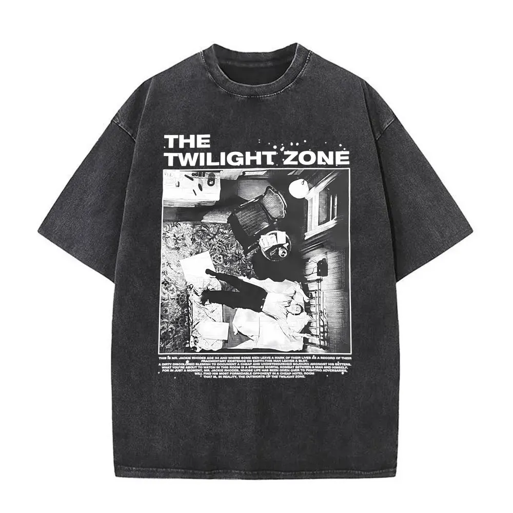 Twilight in Concert Washed T-Shirts Bella und Edward Cullen T-Shirt Robert Pattinson T-Shirts Männer Frauen Vintage Übergroßes T-Shirt