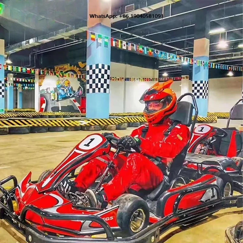 Best Seller Professional Pedal Gas Drift Kart Go Karts with Chain Drive for Adult Tourist Resorts Reinforced Frame