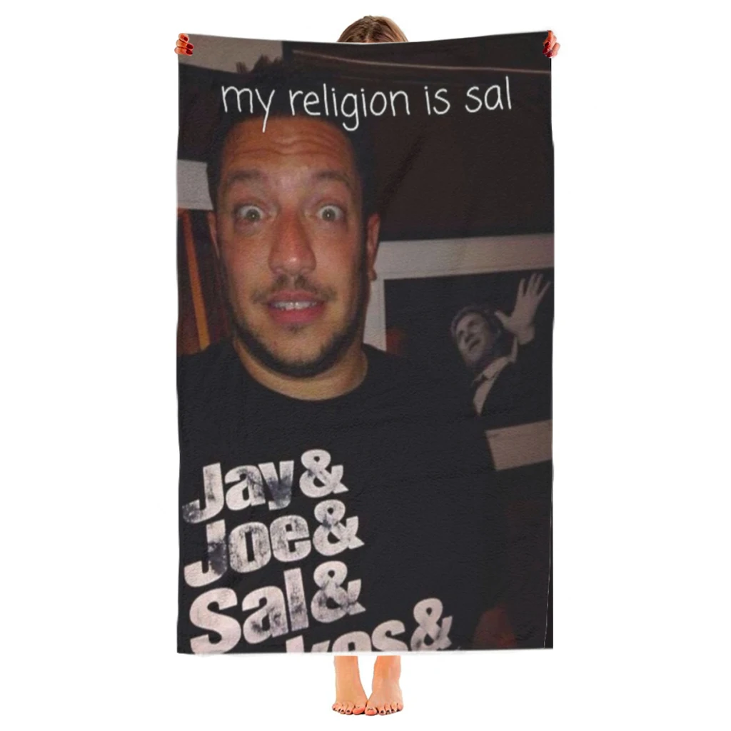 Quick Drying Beach Towels my religion is sal Oversized 30x60inch Printing Towel Super Absorbent Pool Towel Blanket