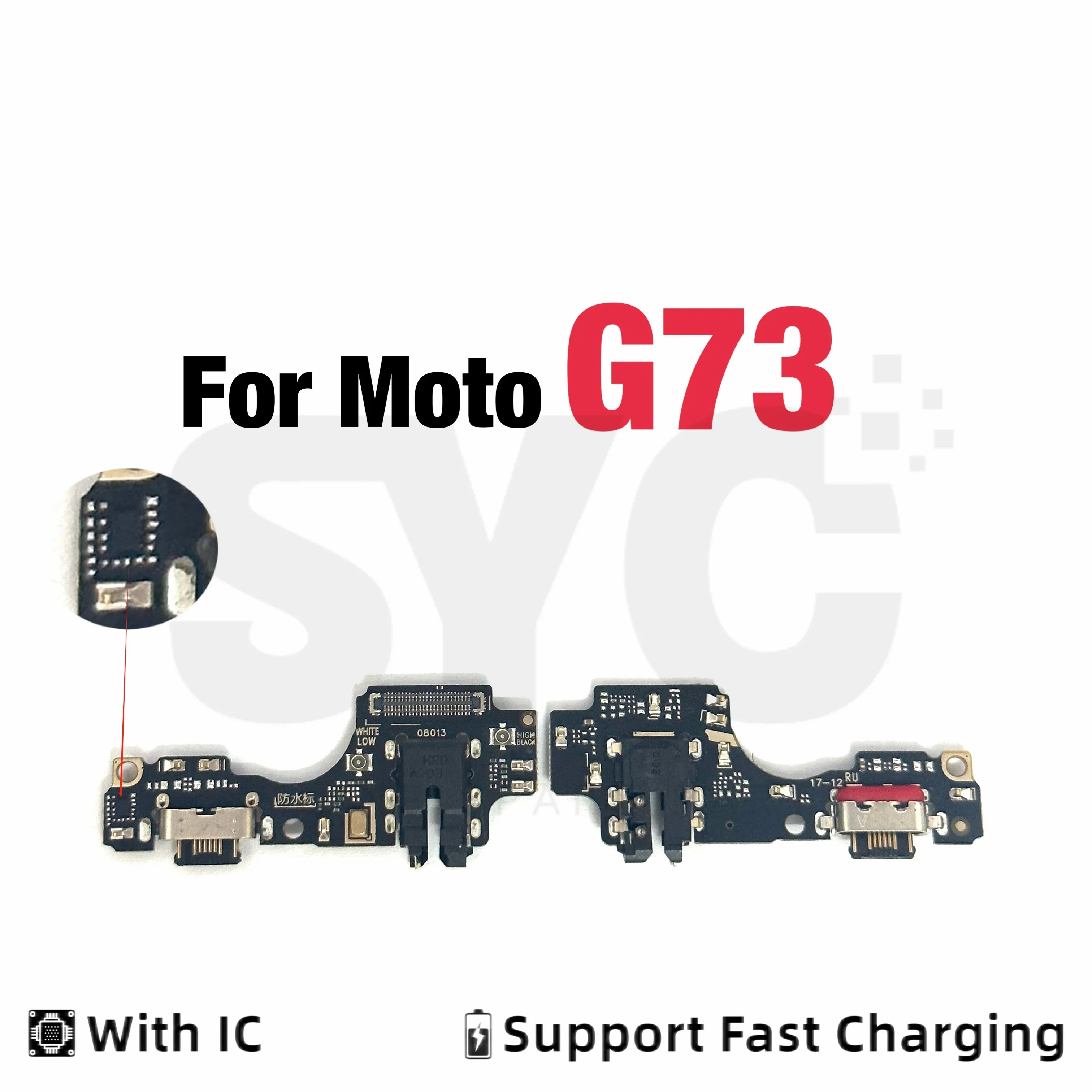 

SYC для Motorola Moto G73 USB-порт для зарядки, док-станция, разъем для зарядного устройства, гибкий кабель для зарядки