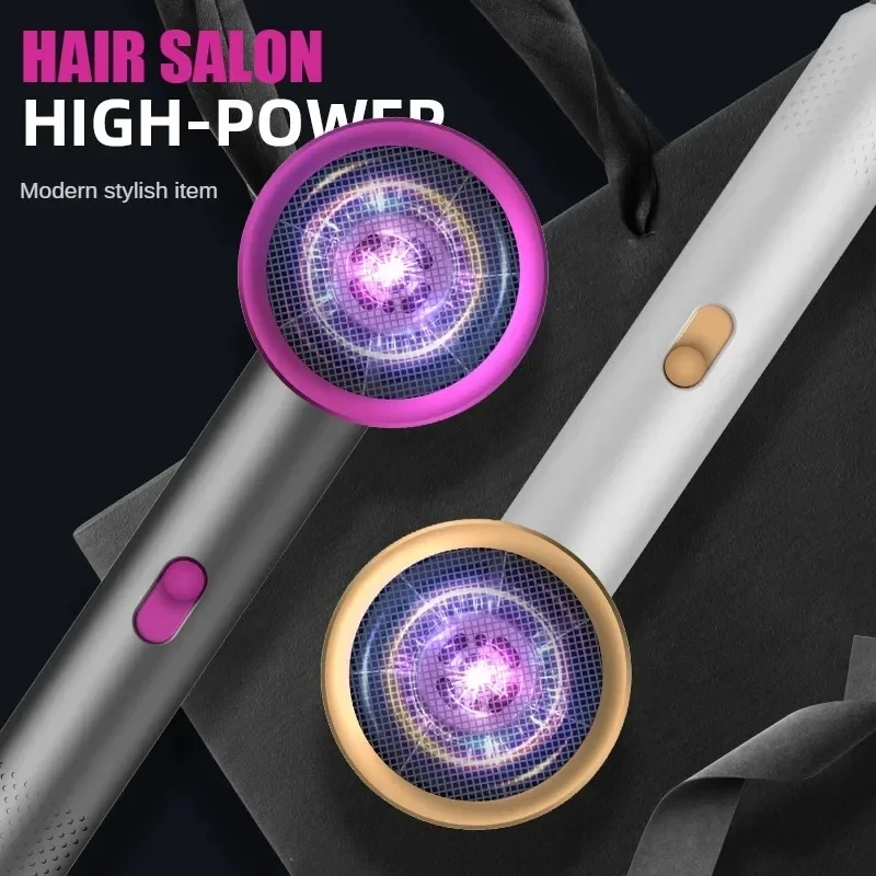 1250W Quick Hairdryer Hot Cold Wind Hair Dryer Style Hair Dryer Professional Blow Dryer Suitable for Home Salon Blue Light