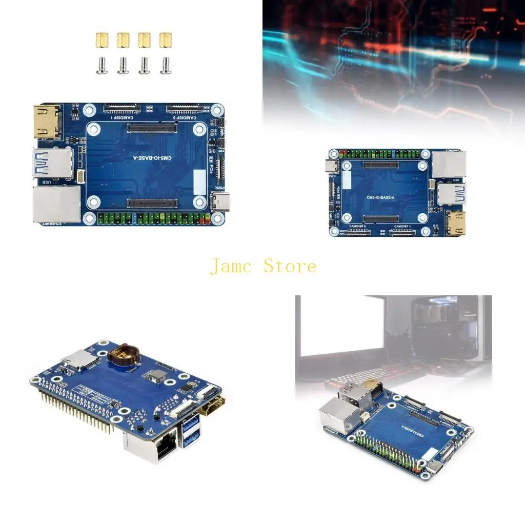

LX0B Compute MODULE 5 MINI Expansion Board для проектов по образованию и автоматизации RPI и Home с 40p GPIO поддержки