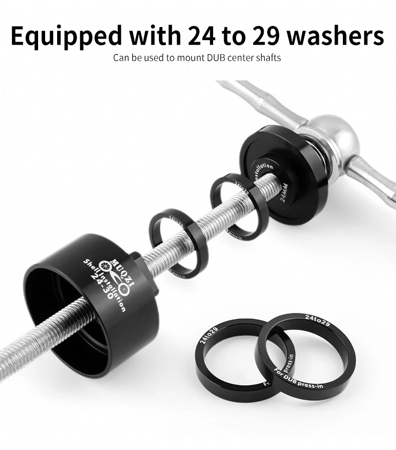 MUQZI Bicycle Press In Center Axle Static Installation And Disassembly Tool Set BB86/30/92/PF30