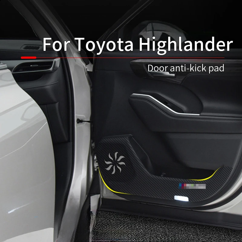 For 15-26 Toyota Highlander generation anti-kick mat anti-scratch mat protection film car decoration products accessories