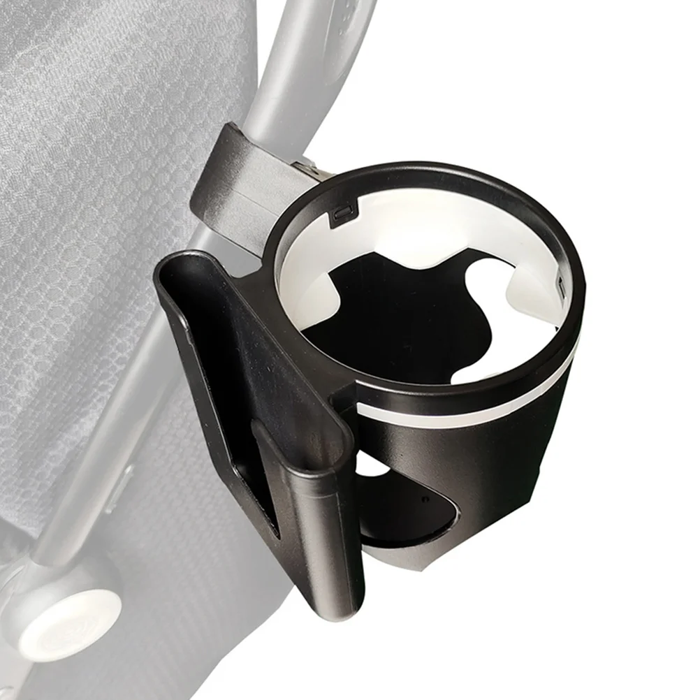 

Universal Stroller Cup Holder Abs Durable Large Opening Easy Install Multi Functional Cell Phone Storage Bike Rack