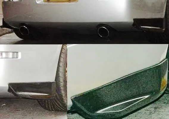 

suitable for Fiberglass Rear Spats for Nissan 350Z Nis Version 1Resr Bumper Extension