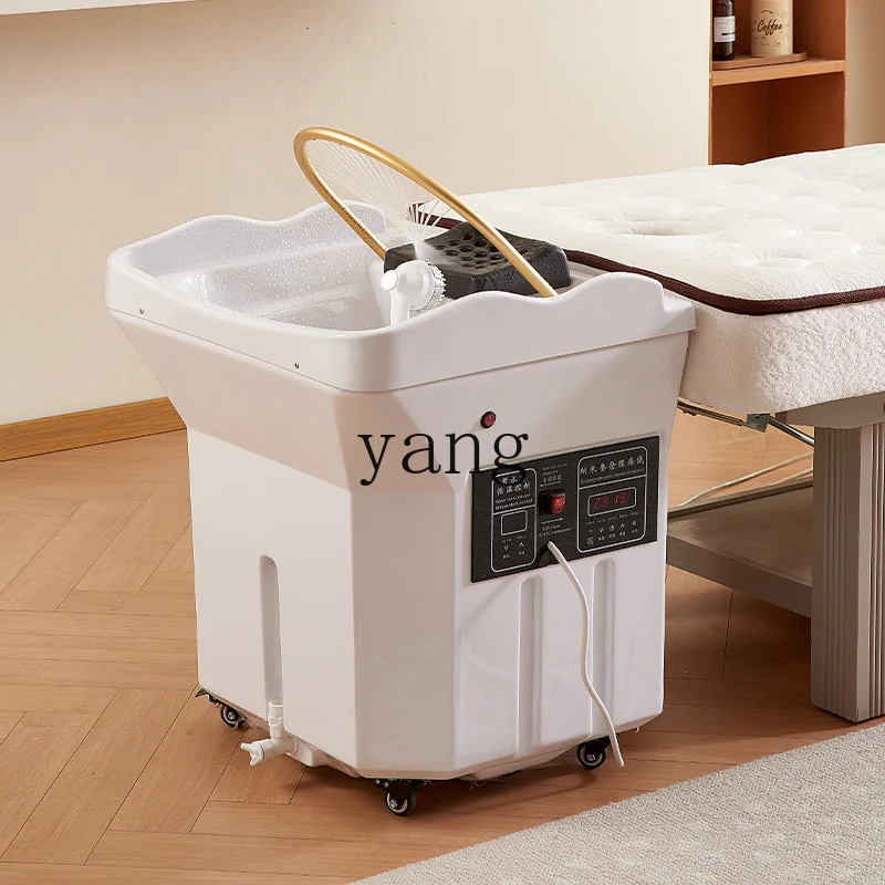 

LTT beauty salon special shampoo bed movable ear hair salon water circulation shampoo machine