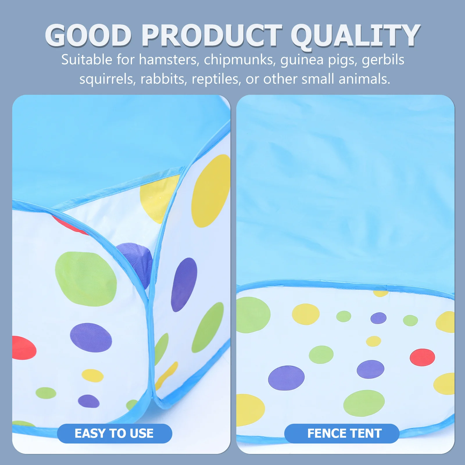 

1Pcs Pet Cage Foldable Safety Fence Small Animals Indoor Exercise Fence Hamster Isolation Barrier Small Animals Cage