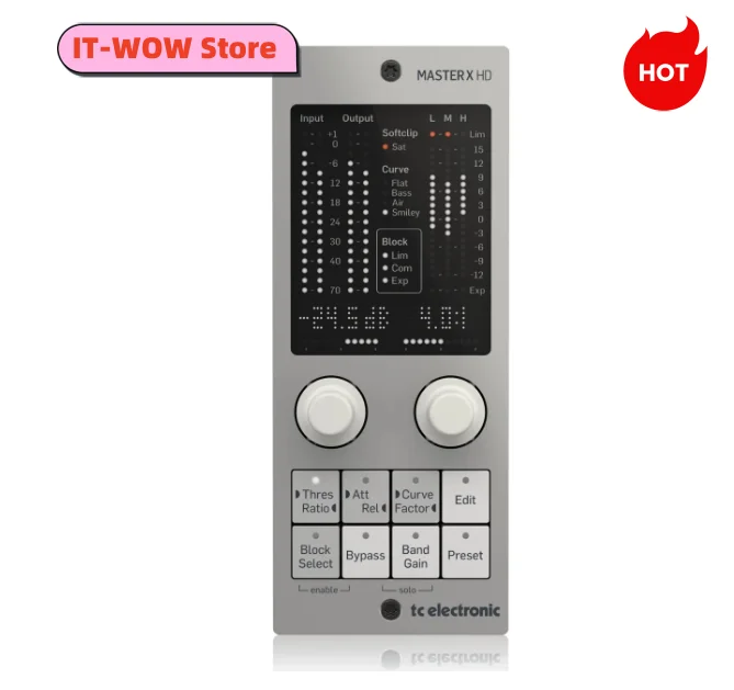 TC Electronic MASTER X HD - Easy Multiband Dynamics Multiband Dynamics Processor Plug-In with Dedicated Hardware Controller