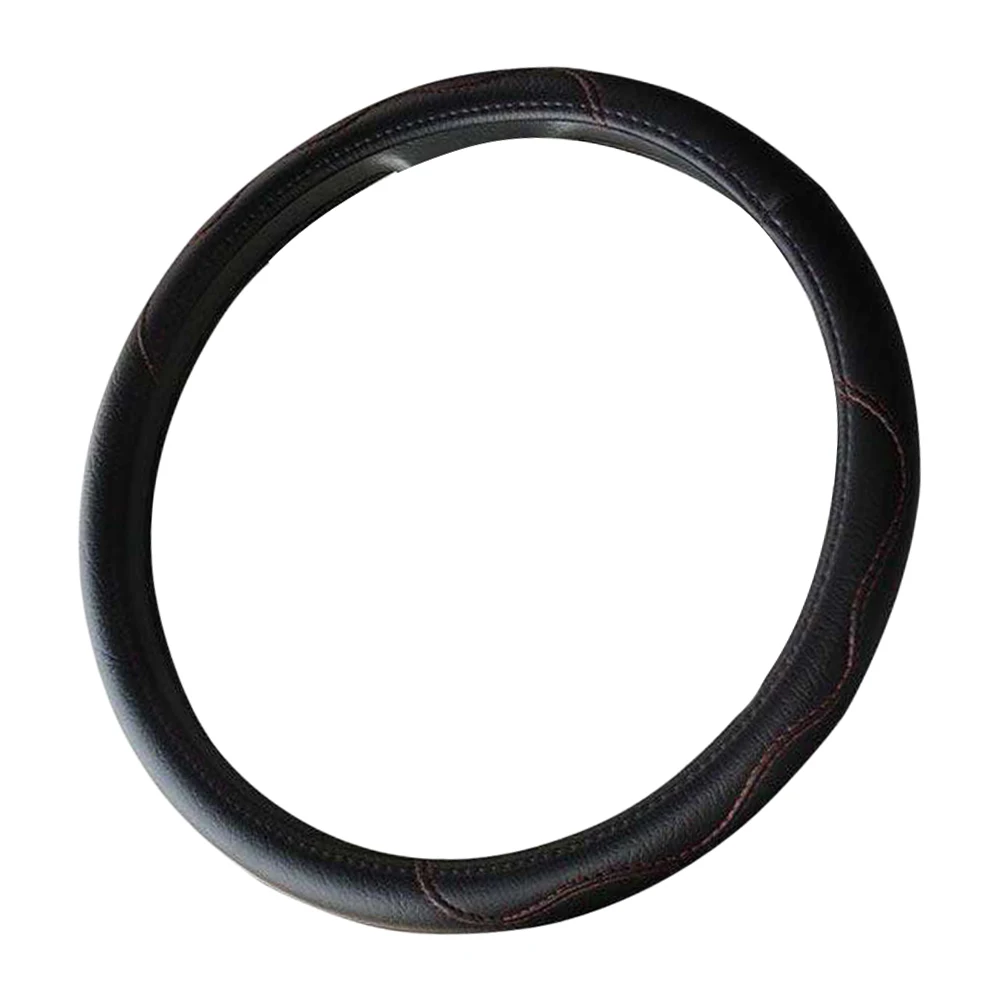 

1 Pcs Elastic Leather Truck Steering Wheel Cover Protector High Quality Durable Design Stylish Car Accessories