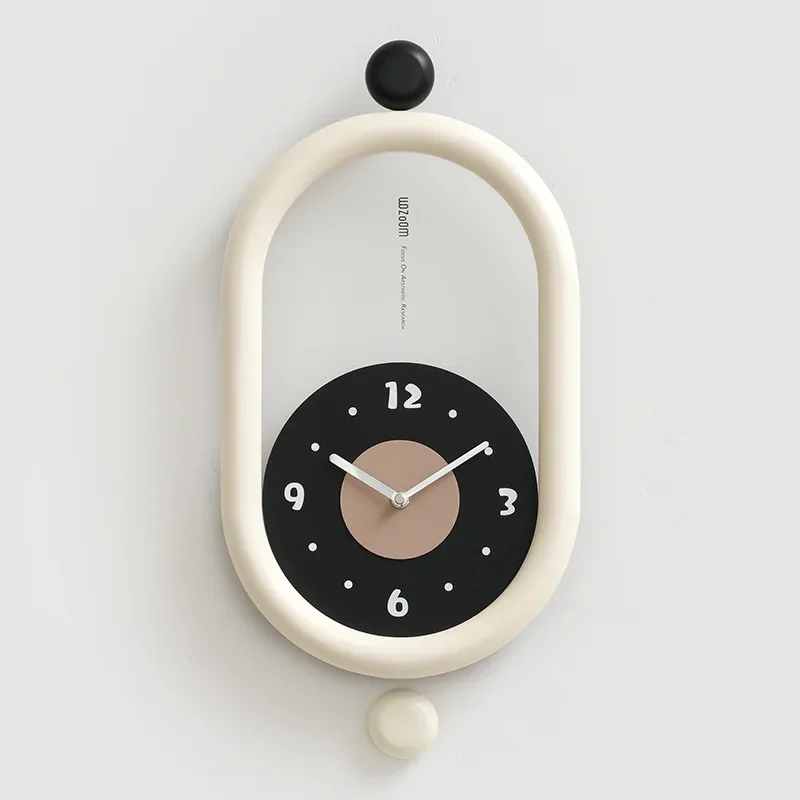 Modern Home Wall Clock Living Room Wall Clocks Aesthetic Design Digital Timepiece Stylish Minimalist Decoration Pendulum Clock