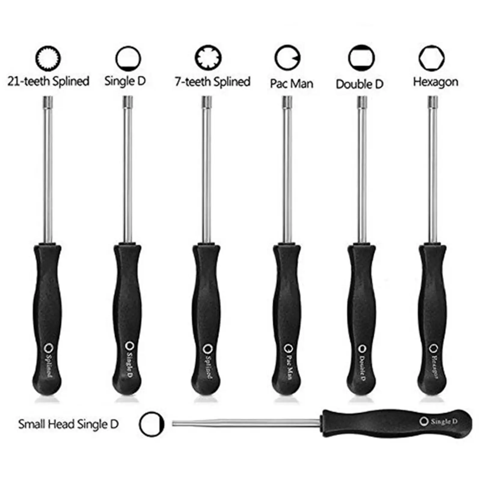 Carburetor Carb Adjustment Hand Tool Pac Man Double D Hexagon Hex Socket Screwdriver Driver Chainsaw Speed Adjustment Repair