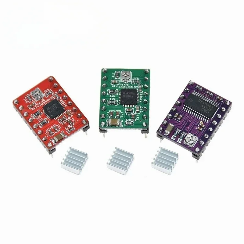 10pcs 3D Printer Parts StepStick A4988 DRV8825 Stepper Motor Driver With Heat sink Carrier Reprap RAMPS 1.4