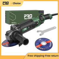 1250w Angle Grinder Variable Speed Angle Grinder 230v for Wood working Household  Power Tools with Box By PROSTORMER