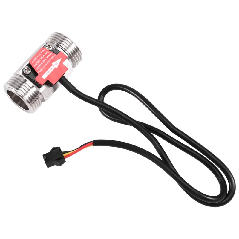 AT02-YF-B5-S 50Mm Hall Effect Flow Meter Water Flow Sensor Liquid Flow Meter Industrial Fluid Flow Rate Sensor For Plumbing