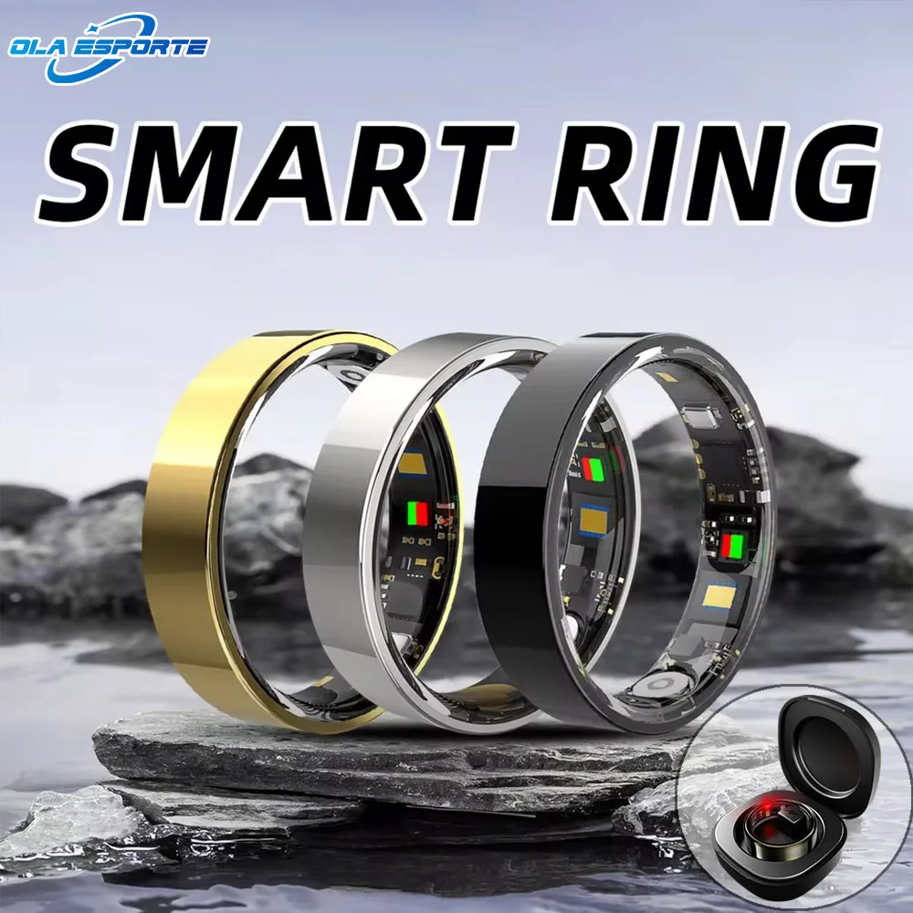 

Новое умное кольцо, напоминания о здоровье, 5 АТМ, водонепроницаемое, кислород в крови, мониторинг сердечного ритма, сна, спортивное модное кольцо для мужчин и женщин, подарок