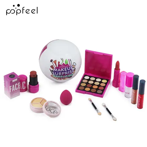 Imagen 2 del producto Juego de lápiz labial + corrector + delineador + colorete, varios estilos, juego de cosméticos práctico y asequible