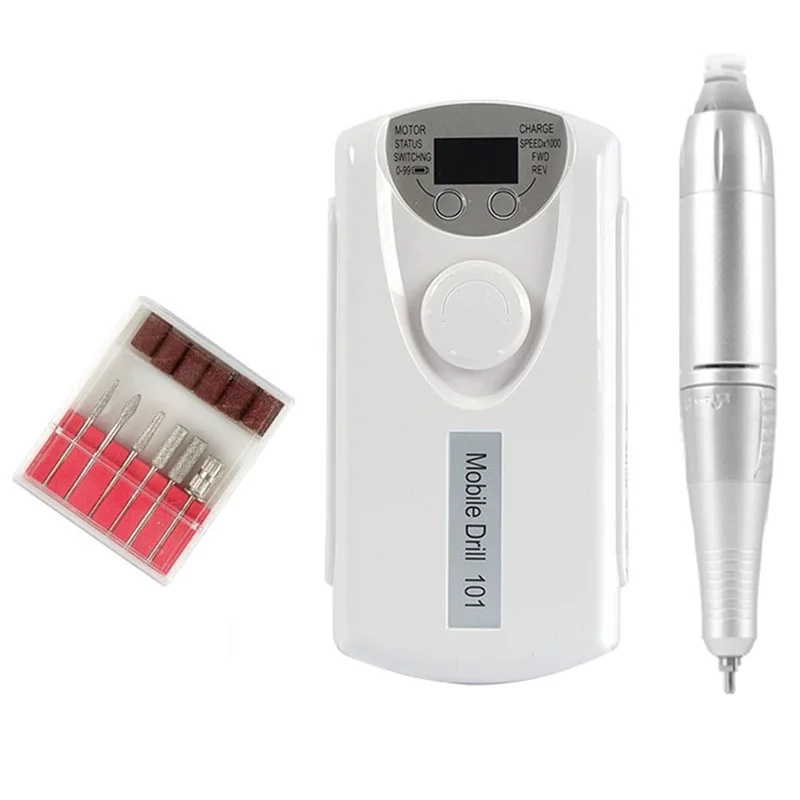 

A65Z Portable Nail Polish Grinder Battery-Powered For Gel Nails Rechargeable EU Plug Polish Grinder