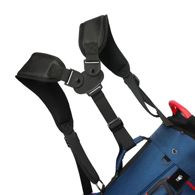 

Non-slip Comfortable Padded Golf Bag Straps Double Shoulder Replacement Strap Adjustable Backpack Fits All Brands Bags