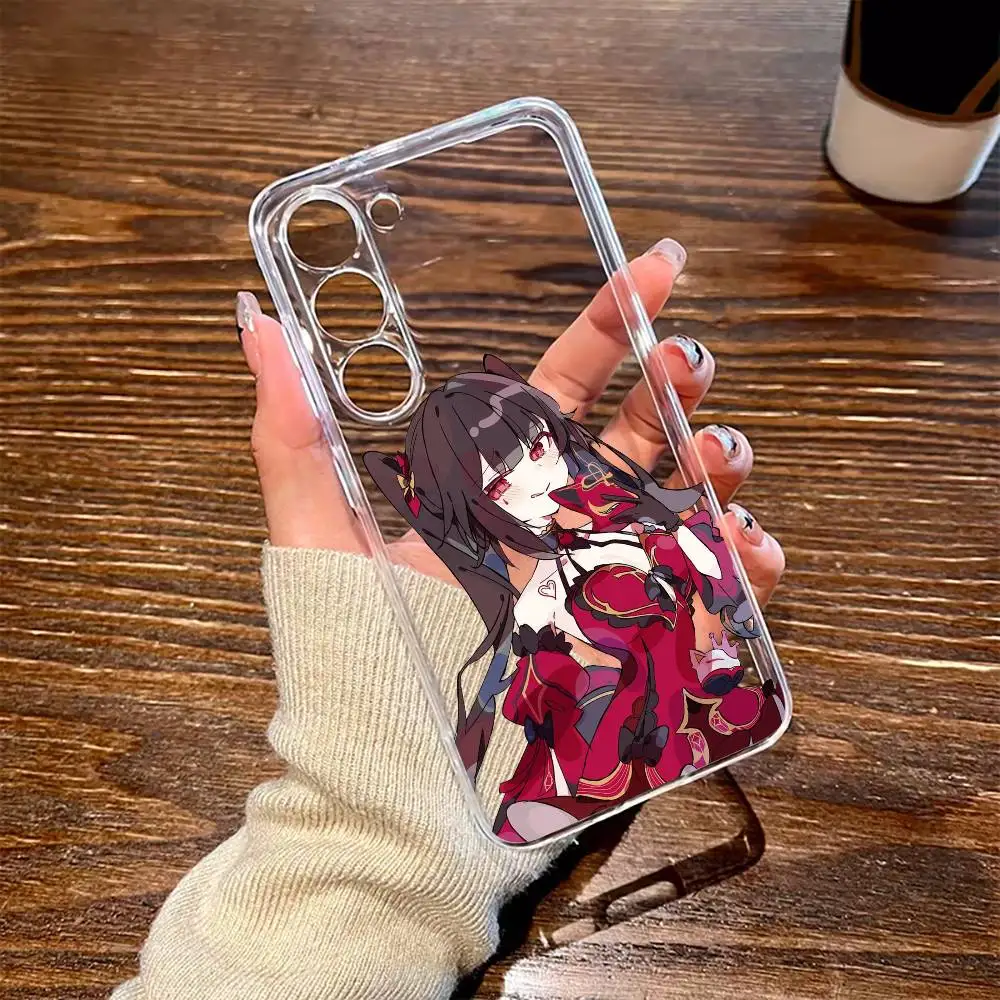 

Honkai Star Rail Sparxie Phone Case For SamsungA10 A12 A31 A40 A70 Transparent Cover Case