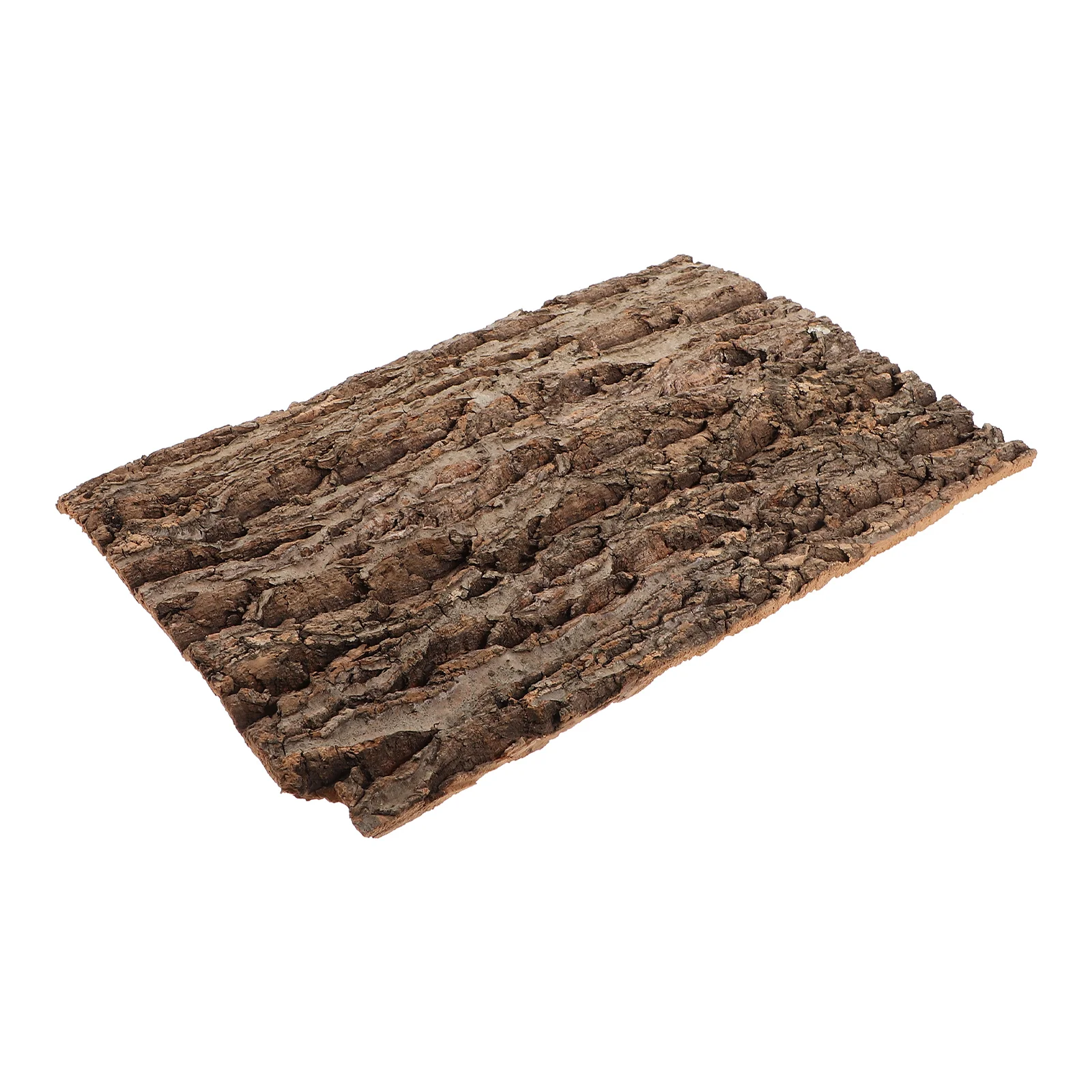 Terrarium Pet Decorative Board Cork Bark For Reptiles Supply Climb Platform Coffee