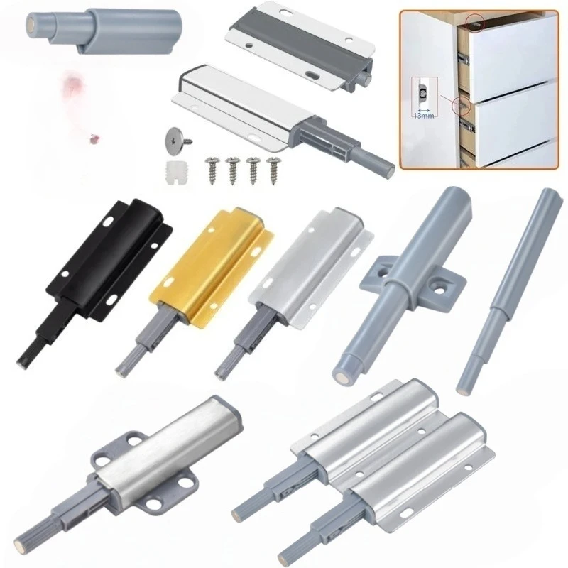 5/10pcs Push To Open System Damper Buffer For Cabinet Door Cupboard Catch for Home Kitchen Furniture Hardware Home Accessories