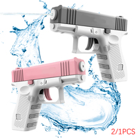 M1911 Manual Water Gun Continuous Firing Pistol Water Play Shooting Game Summer Outdoor Beach Toy Gun for Kids Boys Girls Adults