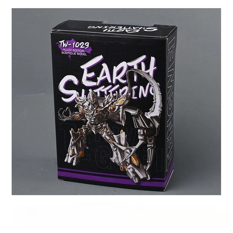 Transformável mp megatron brinquedo céu avião megatron meninos robô lutador jato modelo figura de liga autêntica