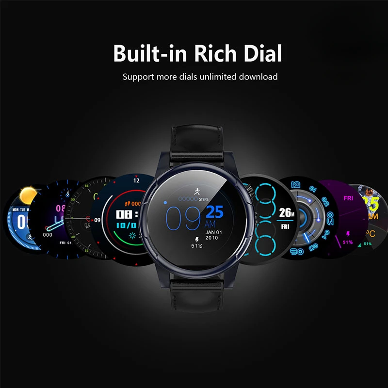 NEWEST Fashion Men Women luxury Smart Watch Android WIFI 2MP Camera GPS Heart Rate IP67 Waterproof smartwatch smart watch men