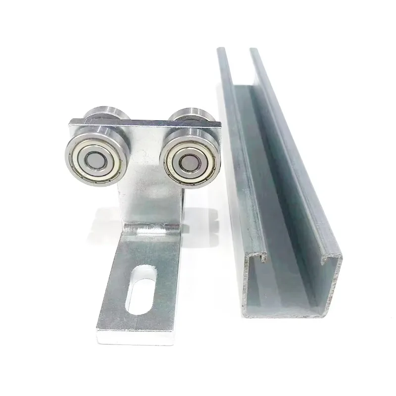 

New type roller suspension folding wall partition accessories soft closed cabinet sliding trolley