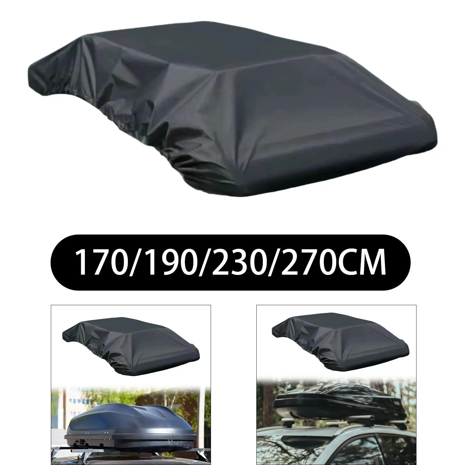 Car Roof Rack Cover Rooftop Cargo Cover Travel Accessories Sun Protection Easy to Install Waterproof Dustproof Luggage Protector
