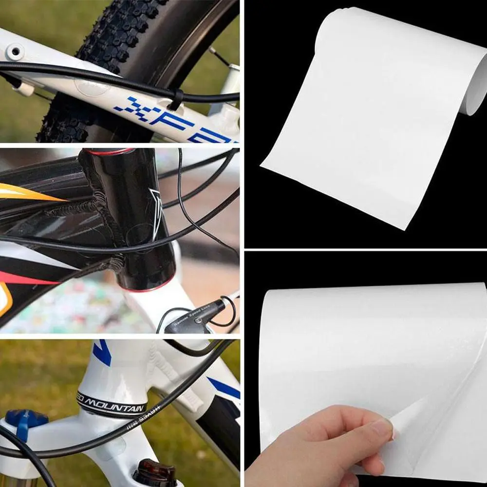 PVC Transparent Tape Clear Wear Surface Protector Stickers Tape Bicycle Frame Protection