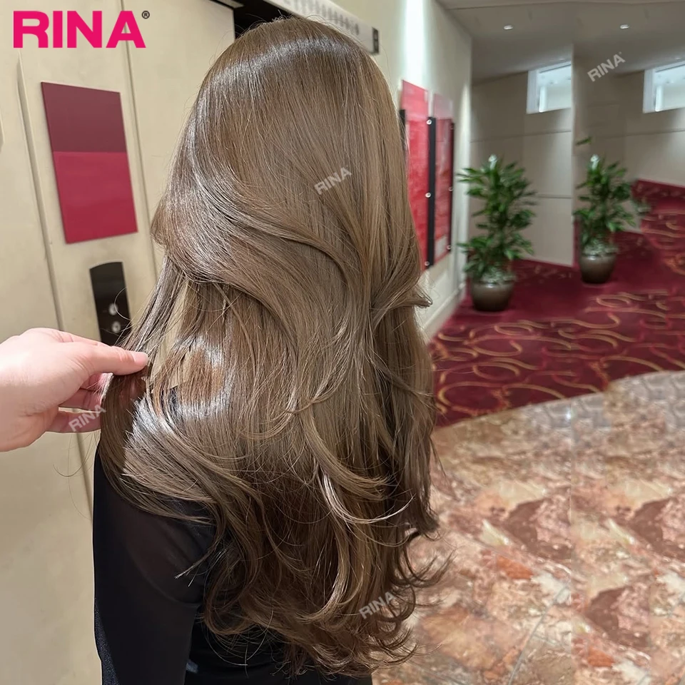 180% Density Milk Tea Ash Brown 13x6 Lace Frontal Wigs Body Wave Human Hair 30 32 Inch 13x4 Lace Front Human Hair Wig For Women