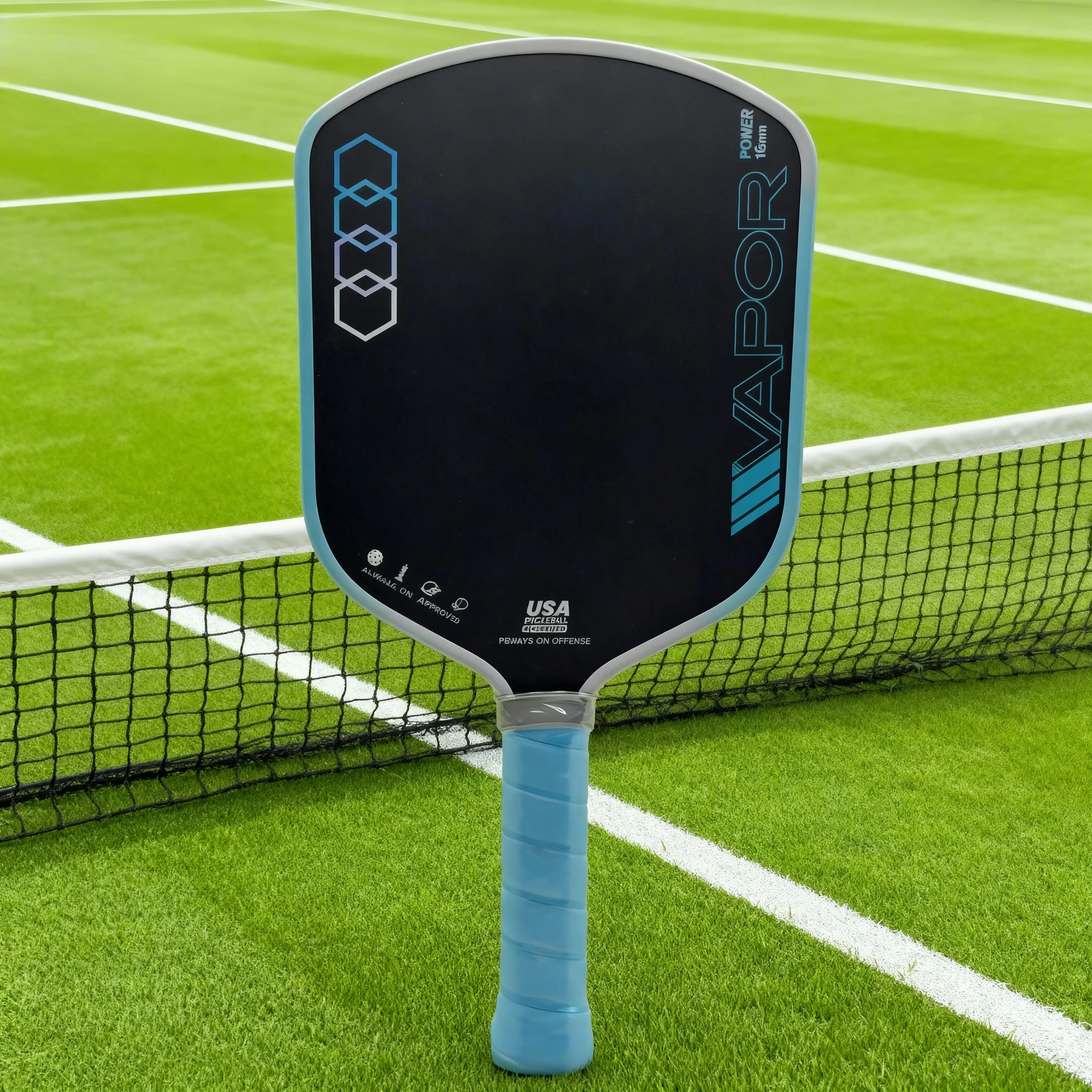 

Gen 3 hot pressed raw carbon fiber propulsion core USAPA certified pickleball paddle