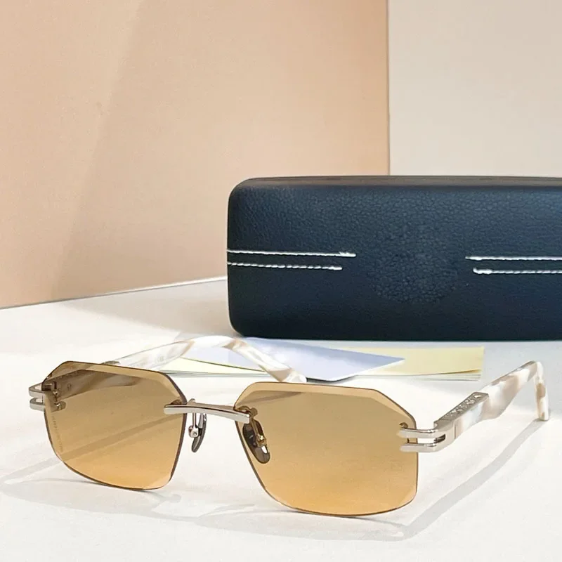 Luxury Sunglasses Square Alloy Handmade in Germany Brand Original Design High Quality UV400 Men Women Outdoor Classical Z134