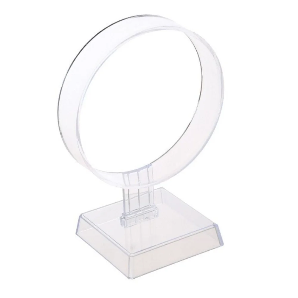 

Fashion Round Headband Display Stand Gift Clear Headwear Rack Jewelry Holder Removable Headgear Holder Table
