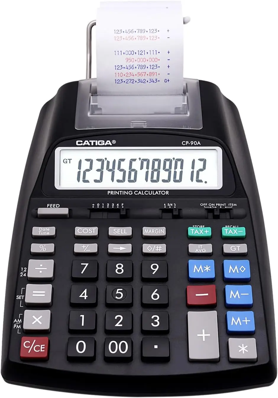 

Upgraded 2025 Printing Calculator with Paper Roll, 10-Key Desktop Adding Machine for Home Office Accounting
