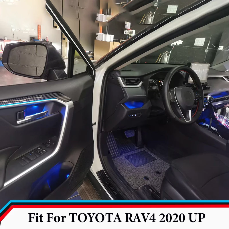 Replace Atmosphere Lamp Suitable for Toyota Rav4 2020 2021 2022 2023 UP Decorative Light Ambient Light Car LED Interior Door