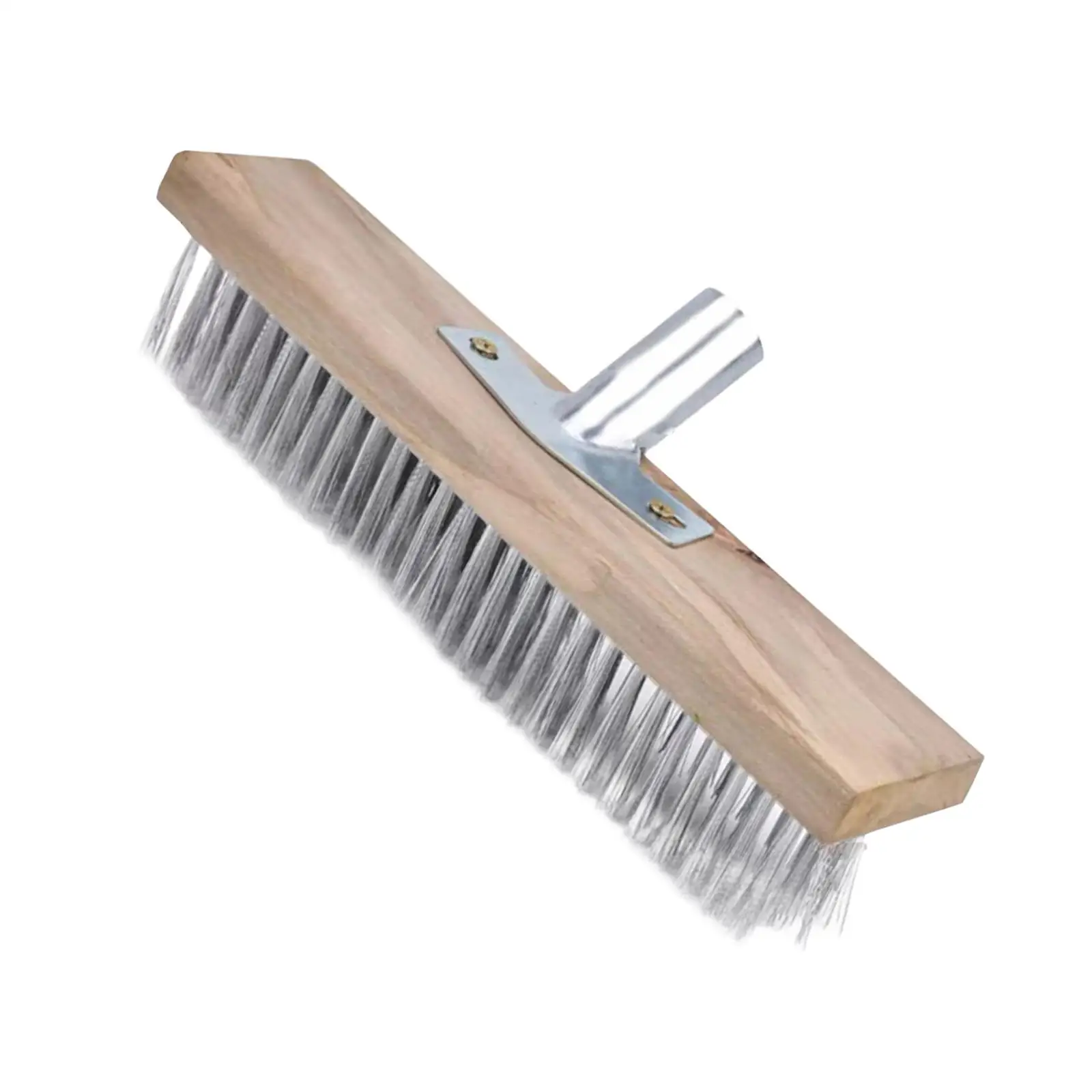 Stainless Steel Wire Floor Brush To Remove Moss Iron Floor Brush Hard Bristle Long Handle Cleaning Floor Brush Scrub Brush Head