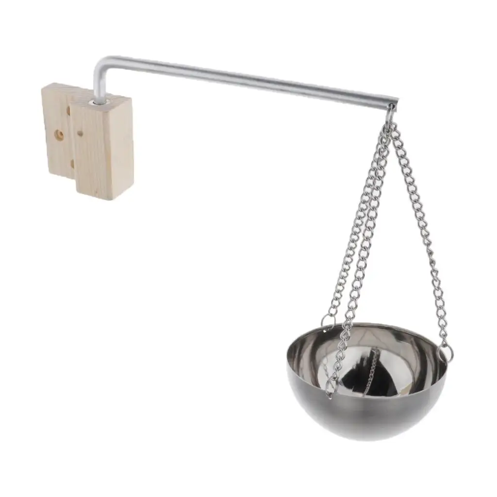 Sauna Spa Oil Bowl 304 Stainless Steel Essential Oil Humidifier Holder Cup for Sauna Heater Room