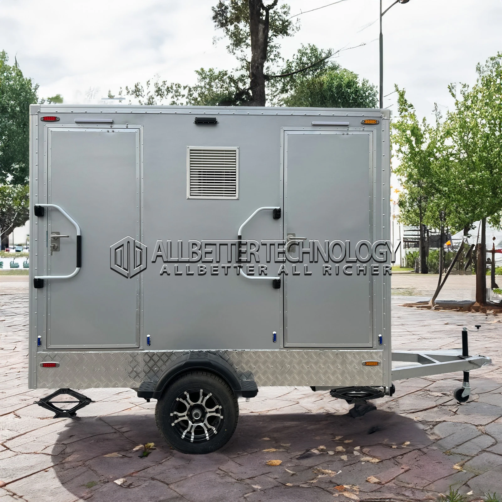 Allbetter Luxury Restroom Toilets and Shower Outdoor Bathroom Trailer Toilet Mobile Portable Toilet or Trailer for Sale