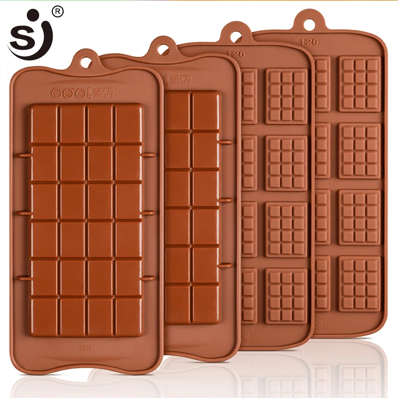 SJ 3D Chocolate Mold Silicone Cake Mold Cake Decorating Tools DIY Chocolate Baking Tools Non-Stick Jelly&Candy Mould