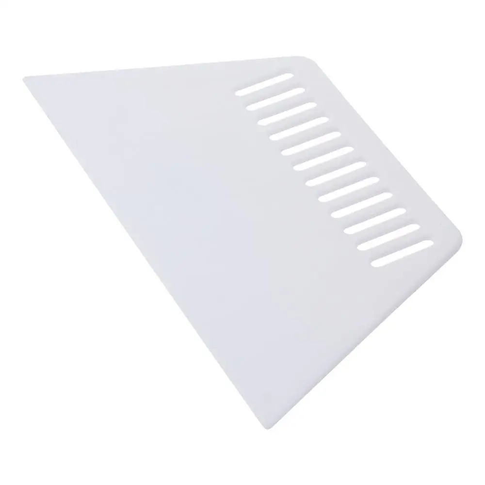 

Durability Plastic Plastic Scraper 26×13×0.38cm White White Scraper Trapezoidal Modern Smoothing Scraper Wall Cloth