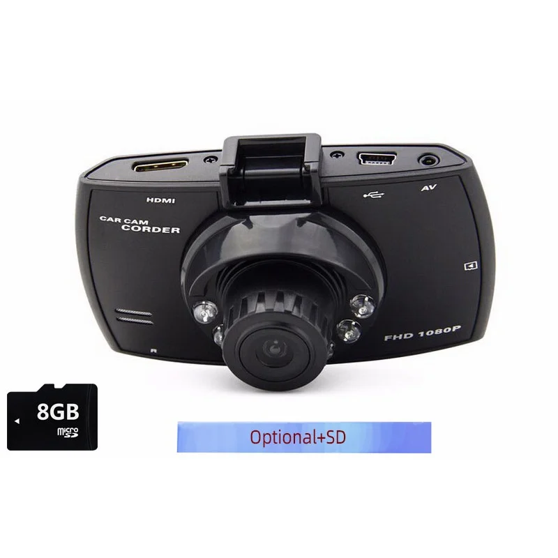 G30 Car DVR Dash Cam Full HD 1080P 140 Degree Dashcam Driving Recorder Cycle Recording Night Vision Wide Angle Video Camera